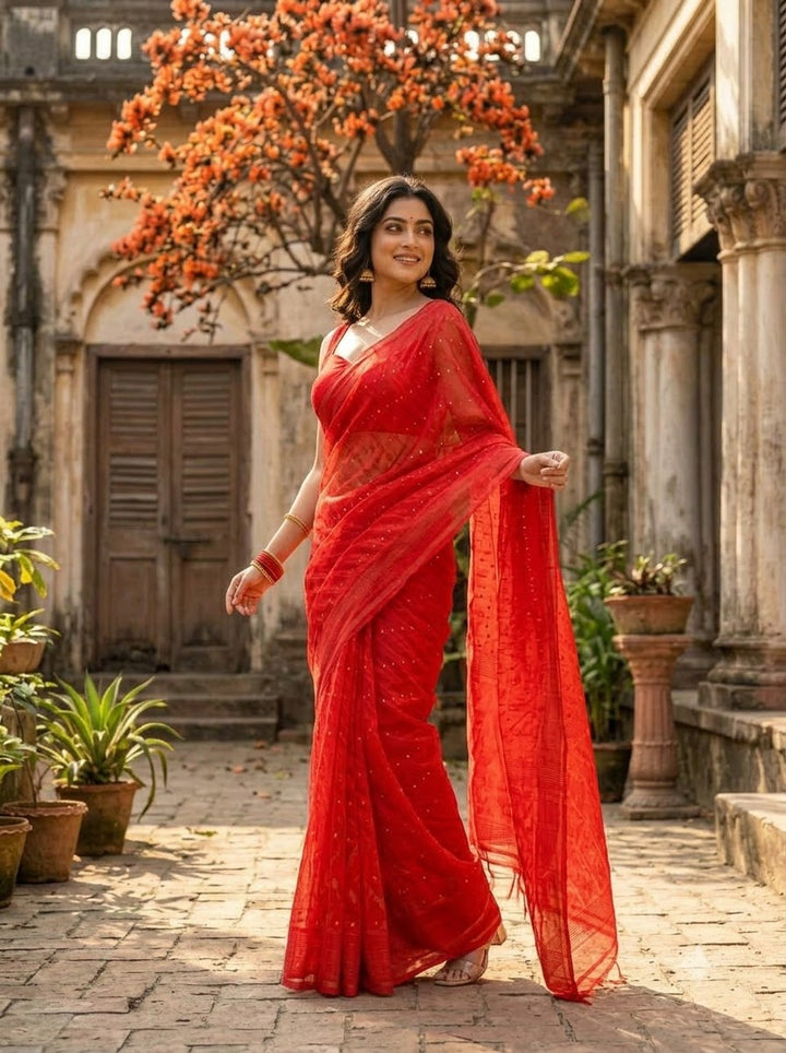 Mayabati (মায়াবতী )Bengal Jamdani Saree