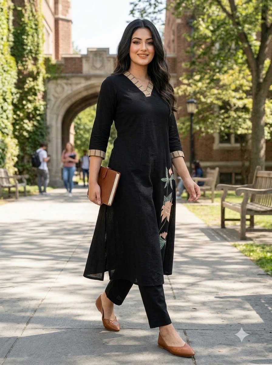 Avika Cotton Kurti Set