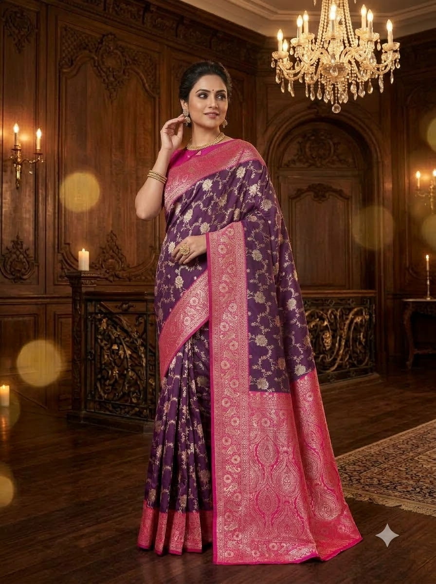 Rajvanshi Designer Banarasi Silk Saree