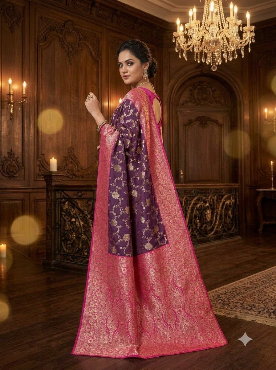 Rajvanshi Designer Banarasi Silk Saree