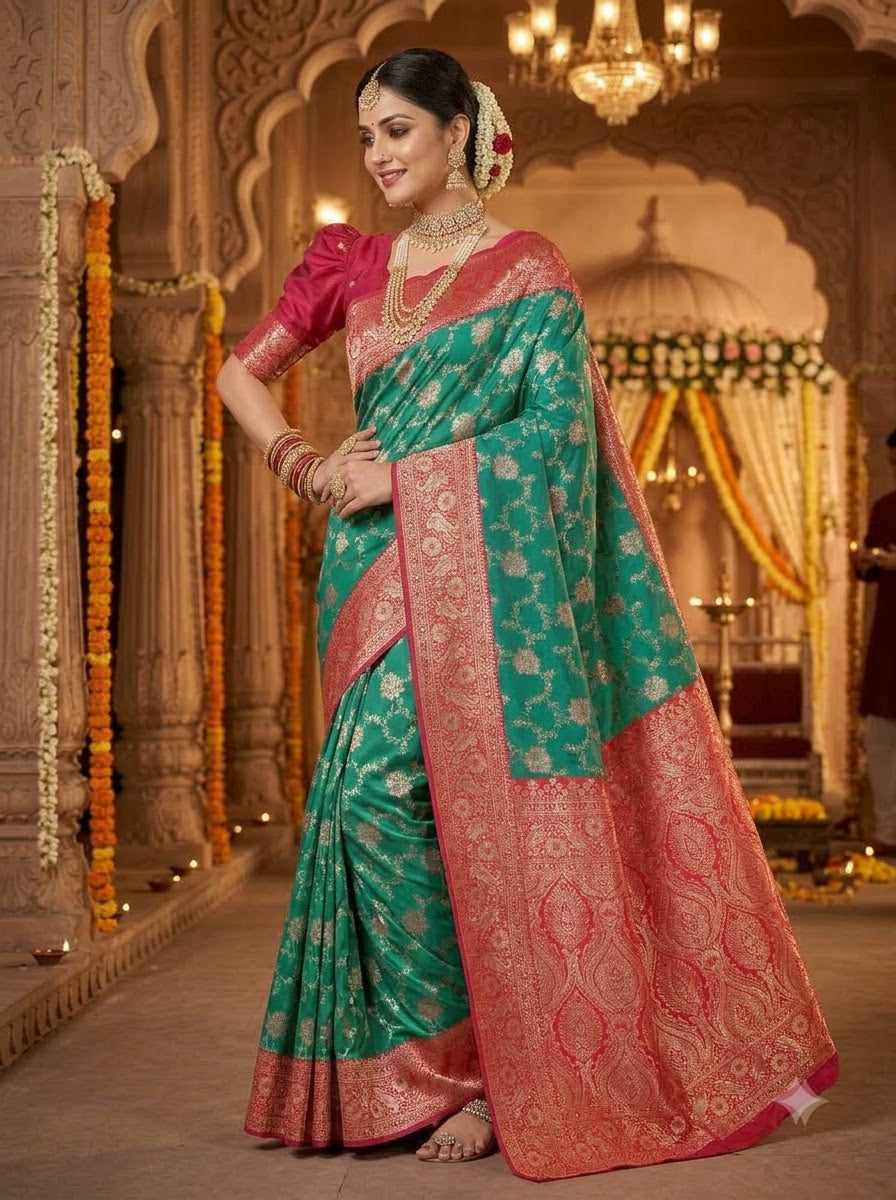 Rajvanshi Designer Banarasi Silk Saree