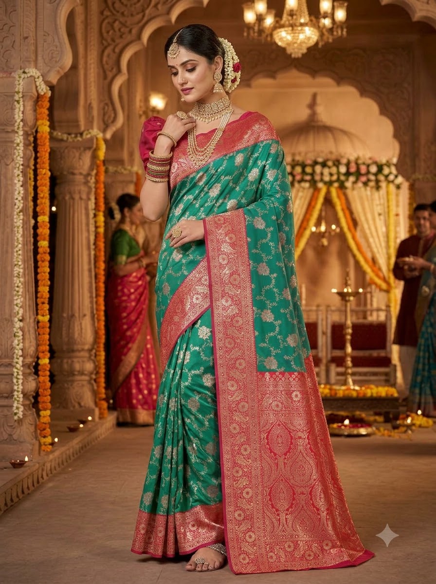Rajvanshi Designer Banarasi Silk Saree
