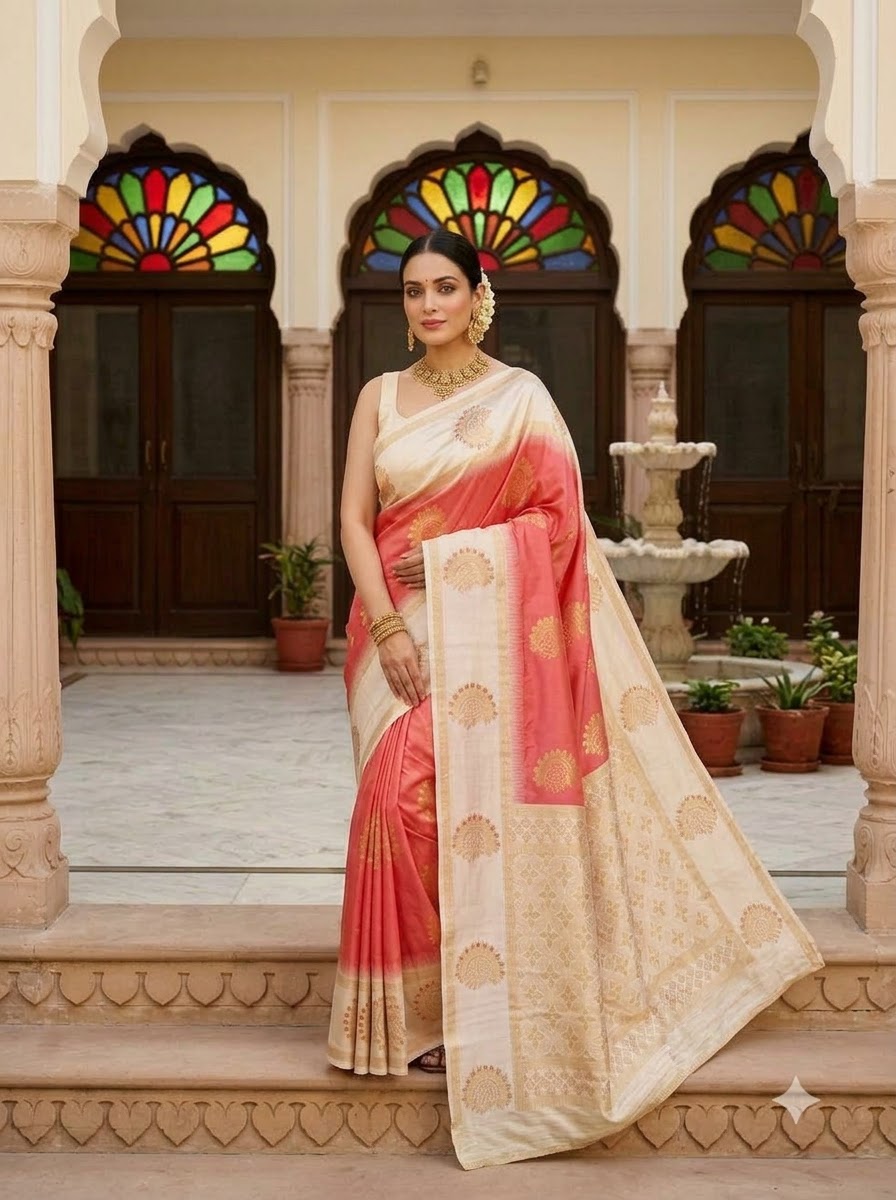 Vivienne Luxe Designer Banarasi Silk Saree