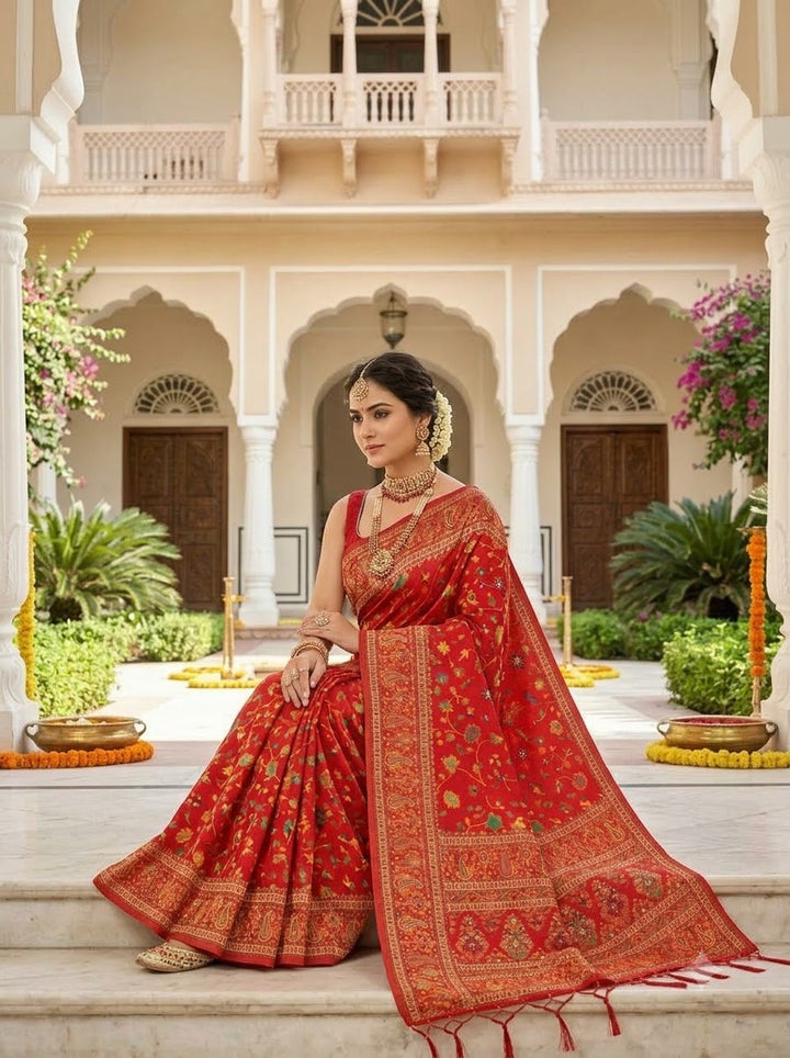 Royal Heirloom Pashmina Silk Saree