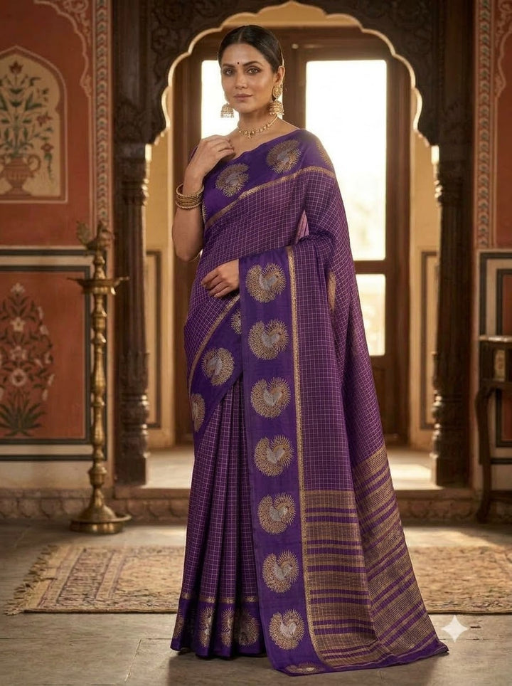 Legacy of Elegance Viscose Crepe Silk Saree