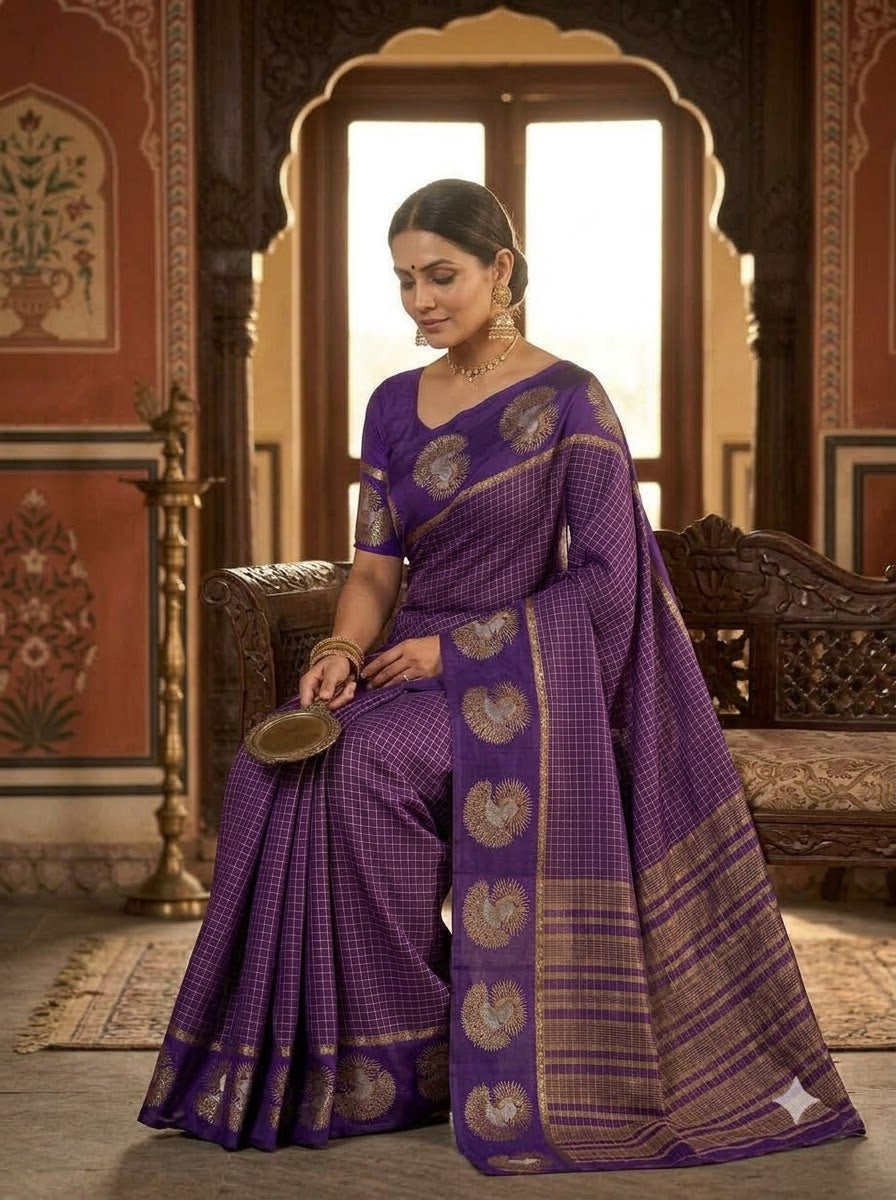 Legacy of Elegance Viscose Crepe Silk Saree