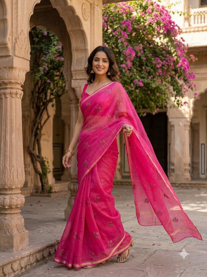Rang-e-Mohabbat Dola Silk Saree