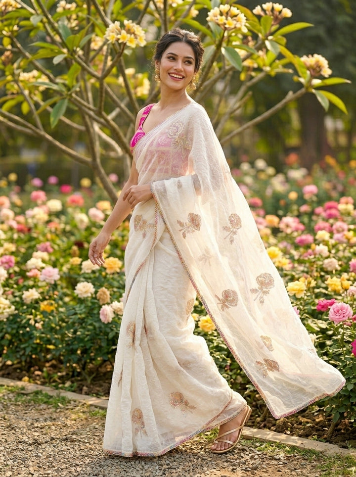 Unwritten Poem Crush Silk Saree
