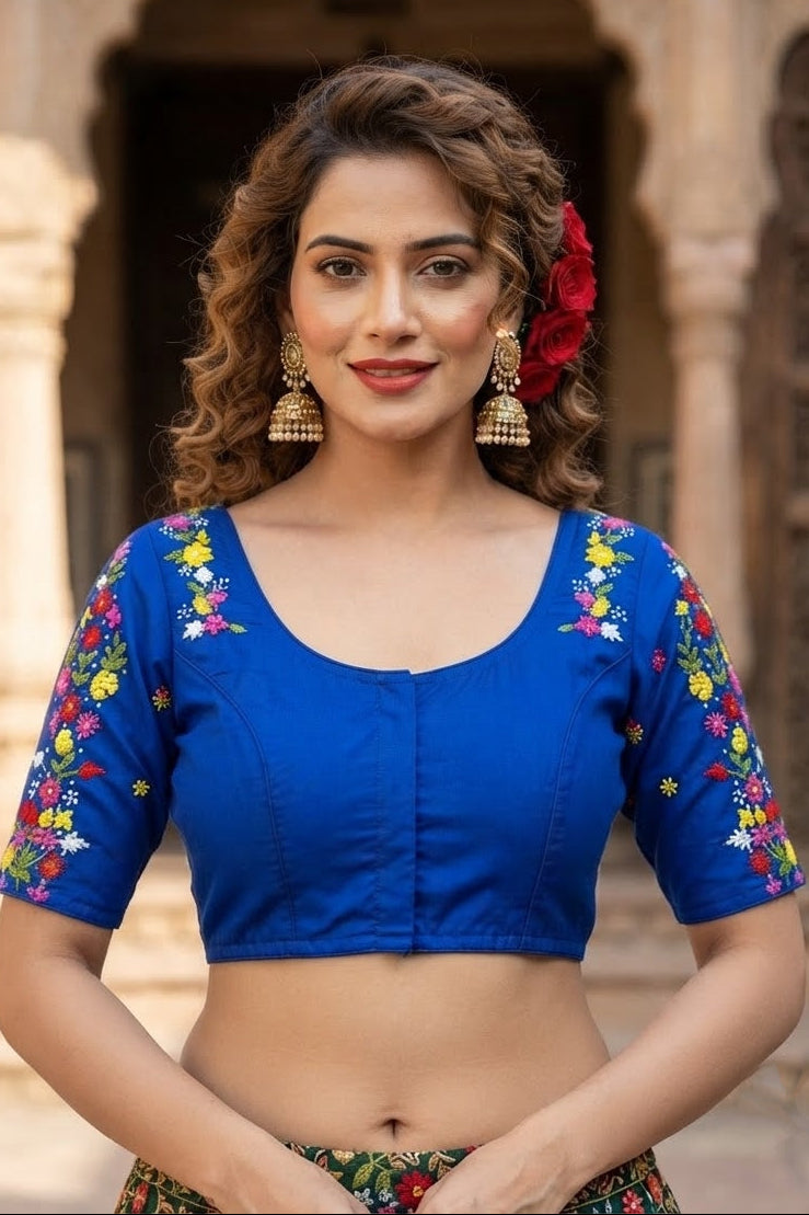 Forever Enchanted – Handstitched Designer Blouse