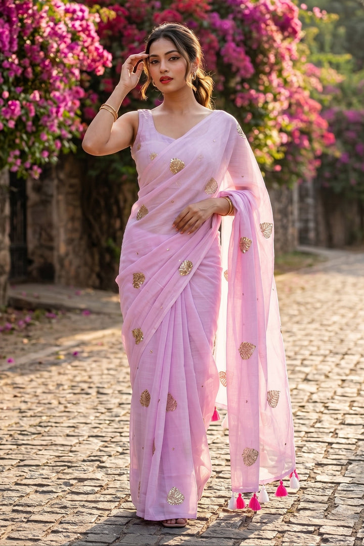 Bosonto Bilash Mul Cotton Saree