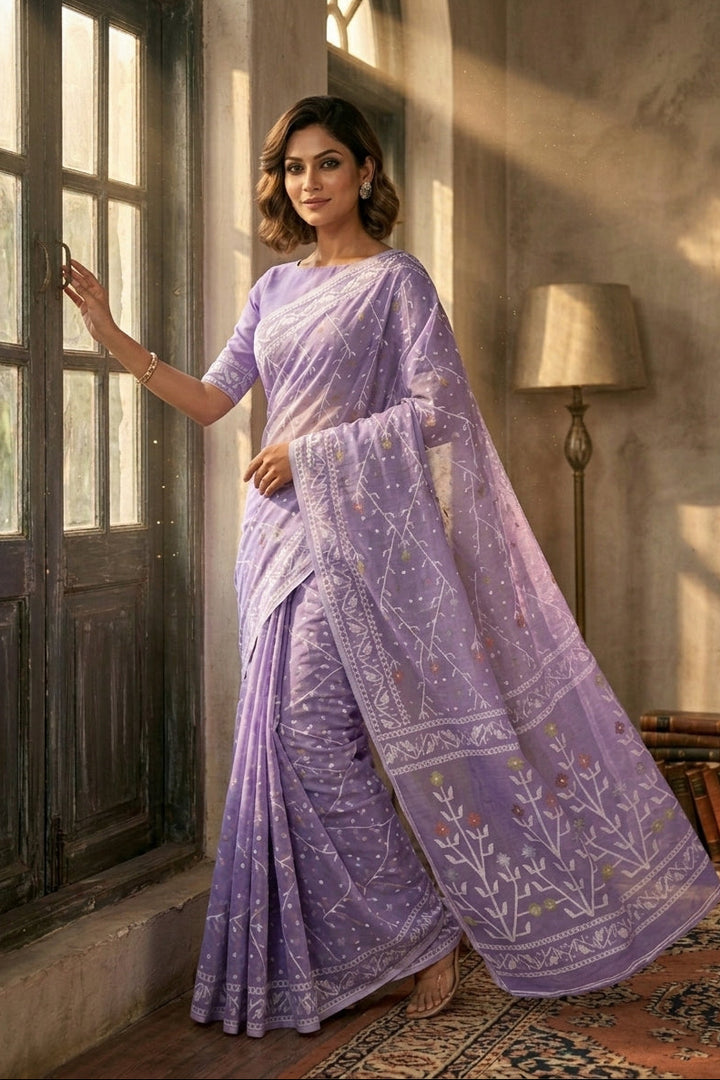 Chandraboli Jamdani Saree