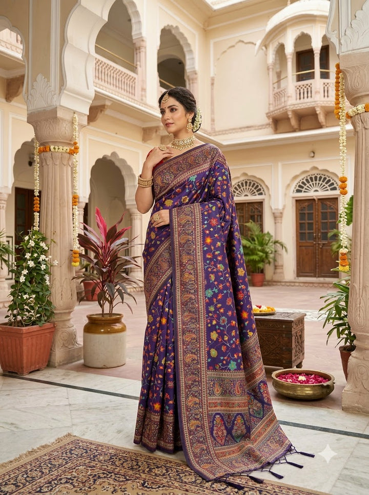 Royal Heirloom Pashmina Silk Saree
