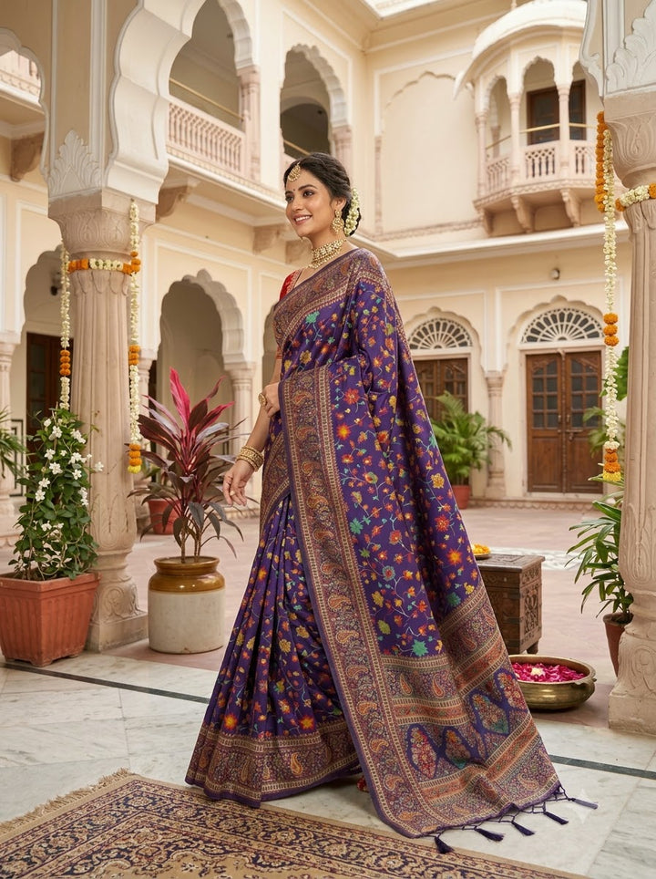 Royal Heirloom Pashmina Silk Saree