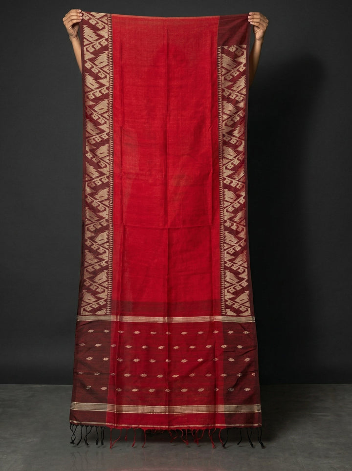 Sesher Bela Karat Linen Jamdani Saree