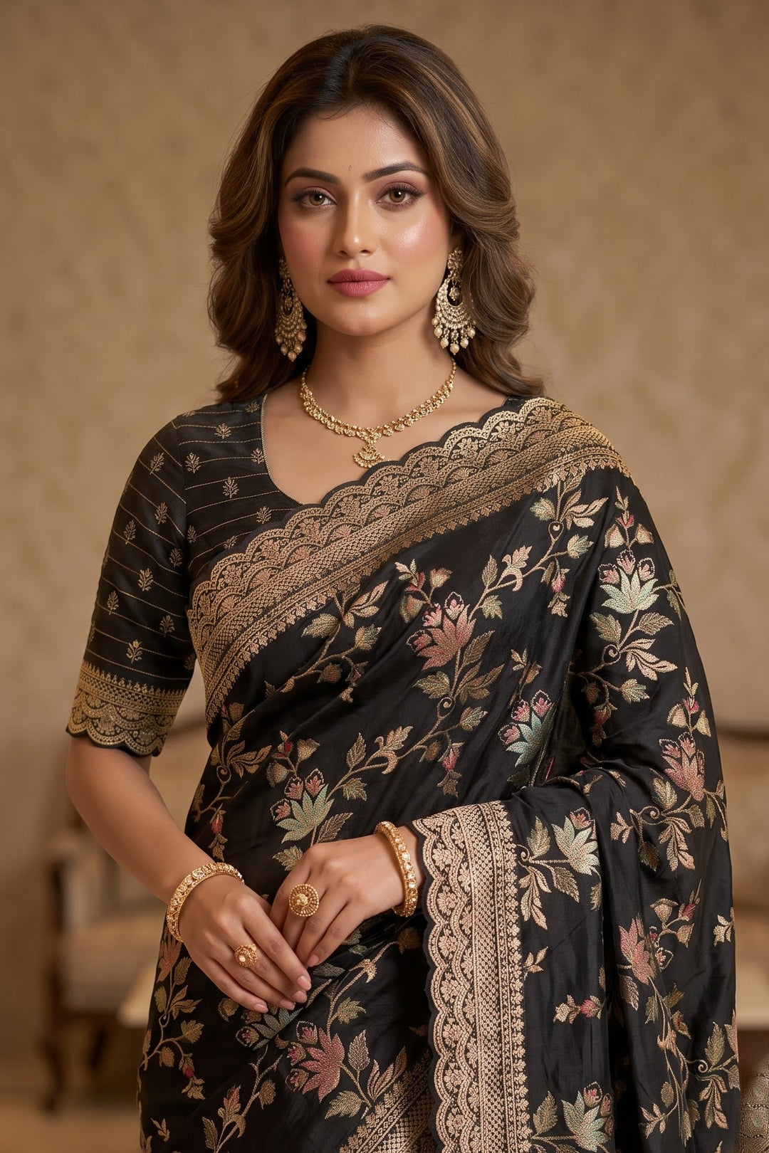 Rajshree Zari Dola Silk Saree