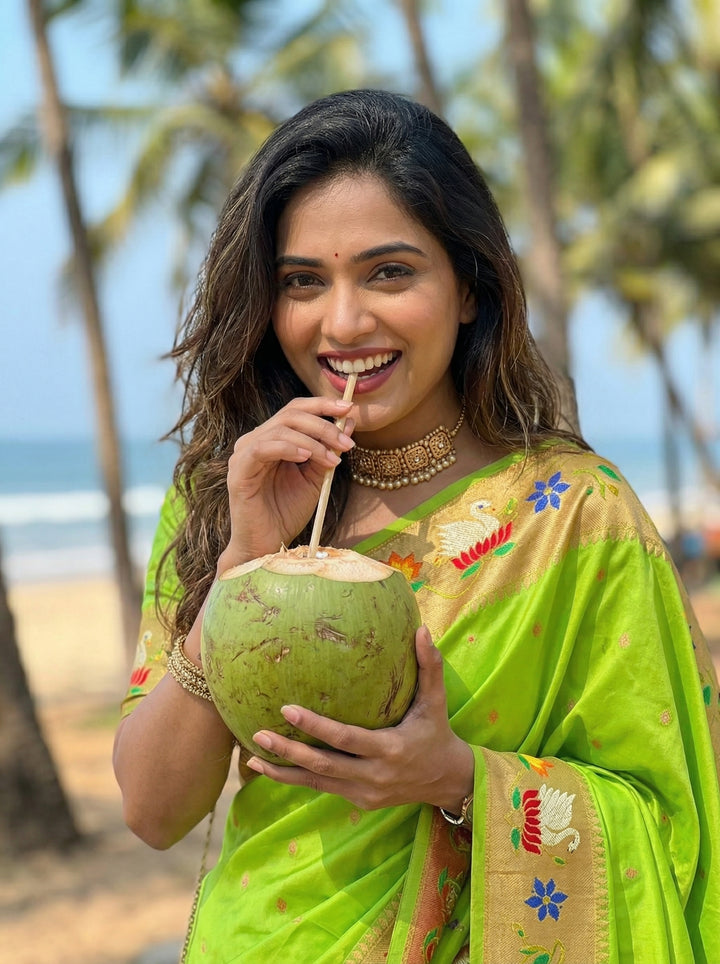 Mumbai Mood Sarees(Paithani Silk)