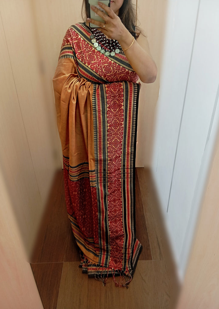 Comfort Story - Pure Marcerized Cotton Saree