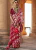 Imperial Rich Red Patola Silk Saree