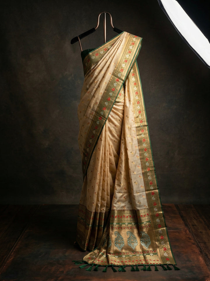 Zarika Semi Tussar Silk Saree