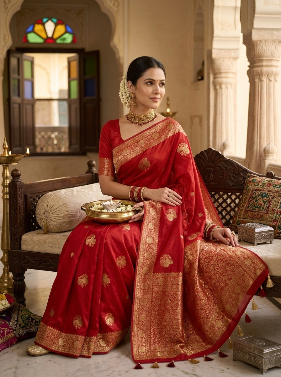 Rusmira Elegance Fancy Silk Saree