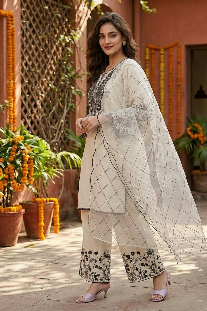 The Pastel Edit Partywear Kurti Set
