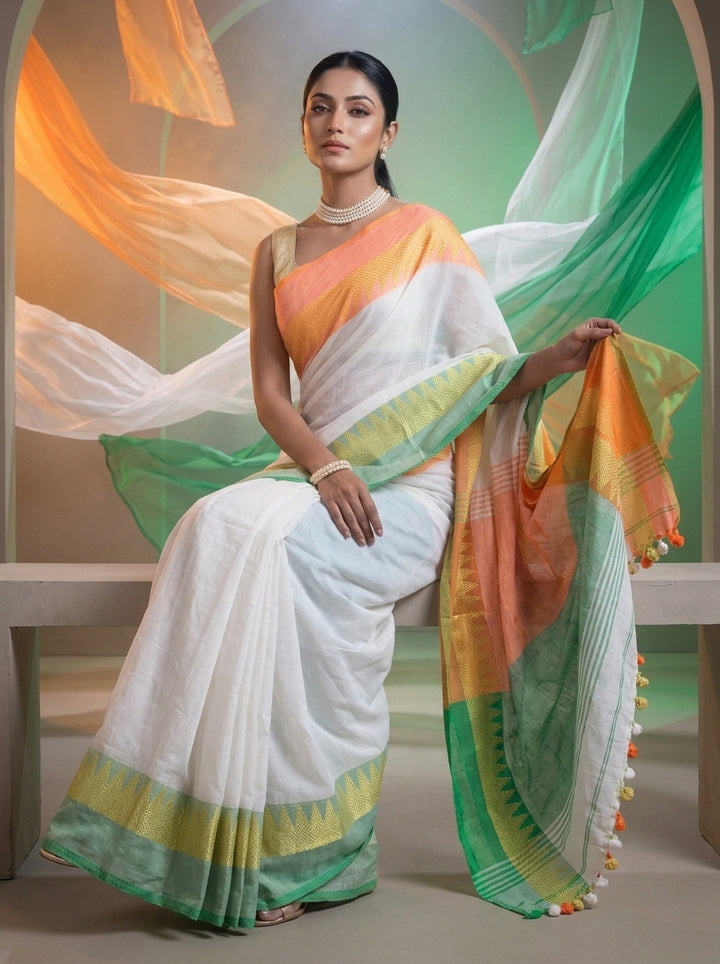 Independence Day Saree ( I Love My India)