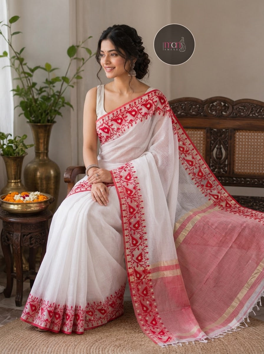 Kankabati Premium Kota Jamdani Saree