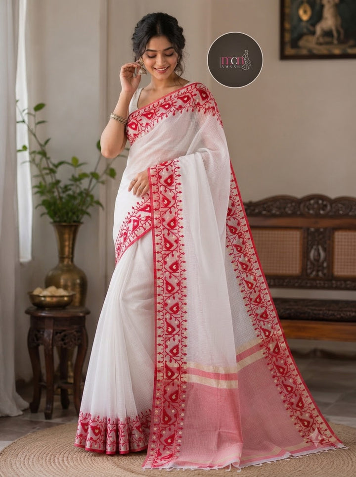 Kankabati Premium Kota Jamdani Saree