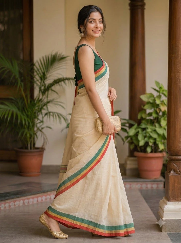 Roddur Kotha Mul Cotton Saree