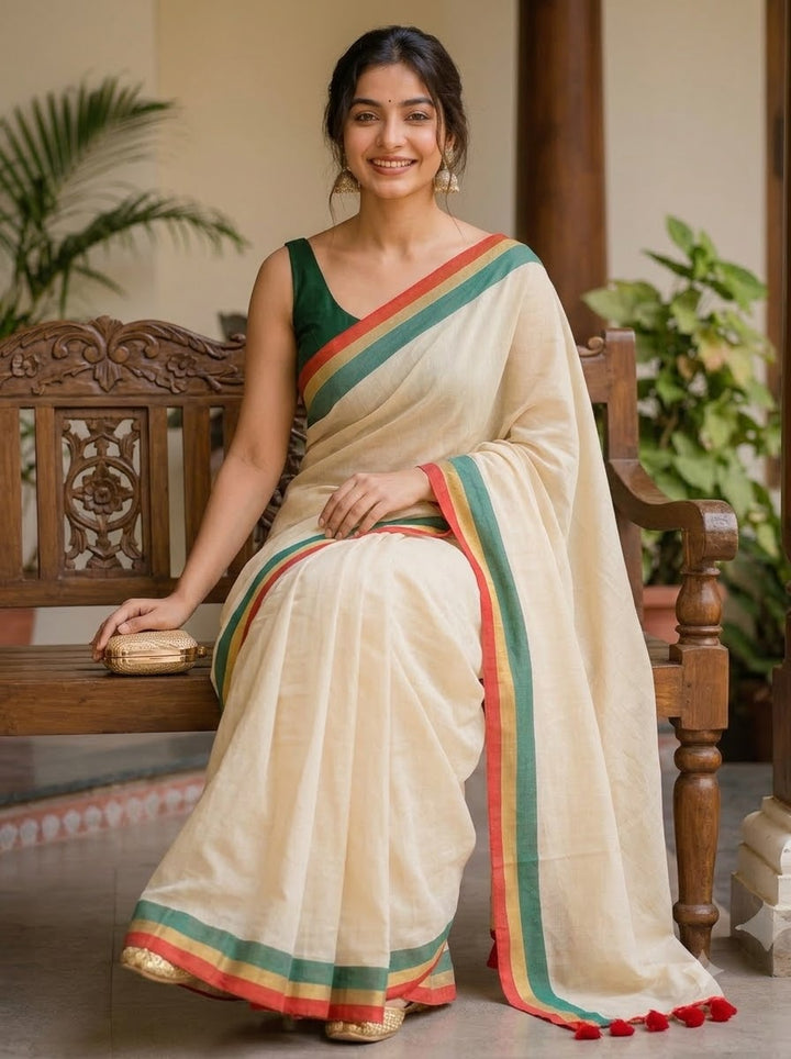 Roddur Kotha Mul Cotton Saree