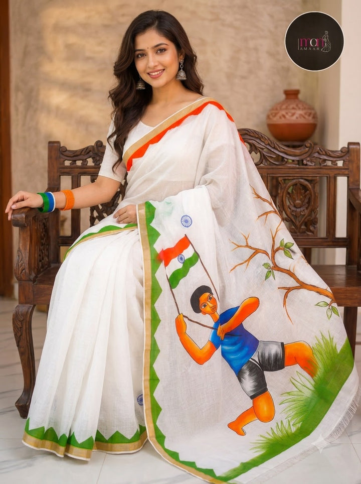 Vande Vastram Soft Kerala Cotton Saree