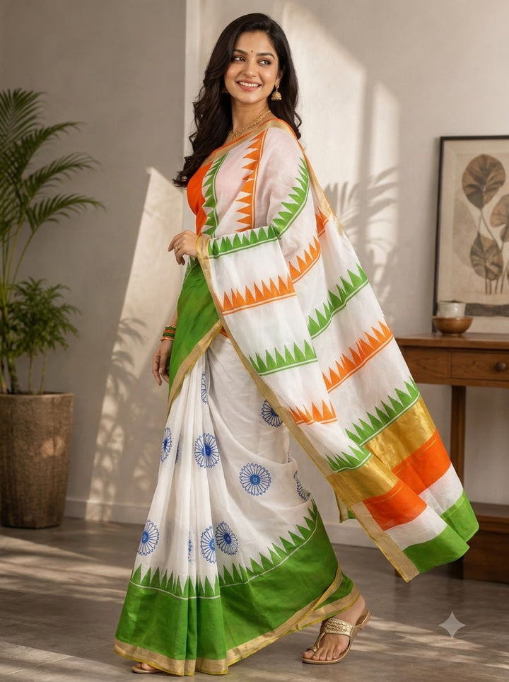 Vande Vastram Soft Kerala Cotton Saree