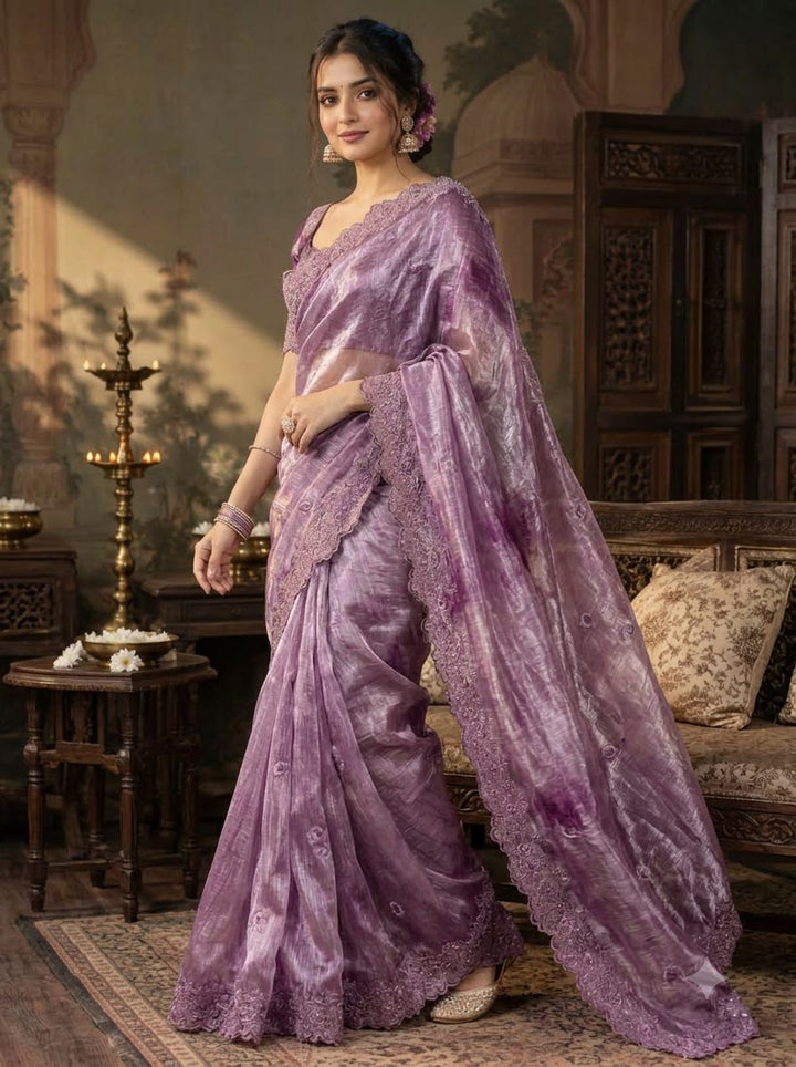 Traditional Heart Fancy Silk Saree