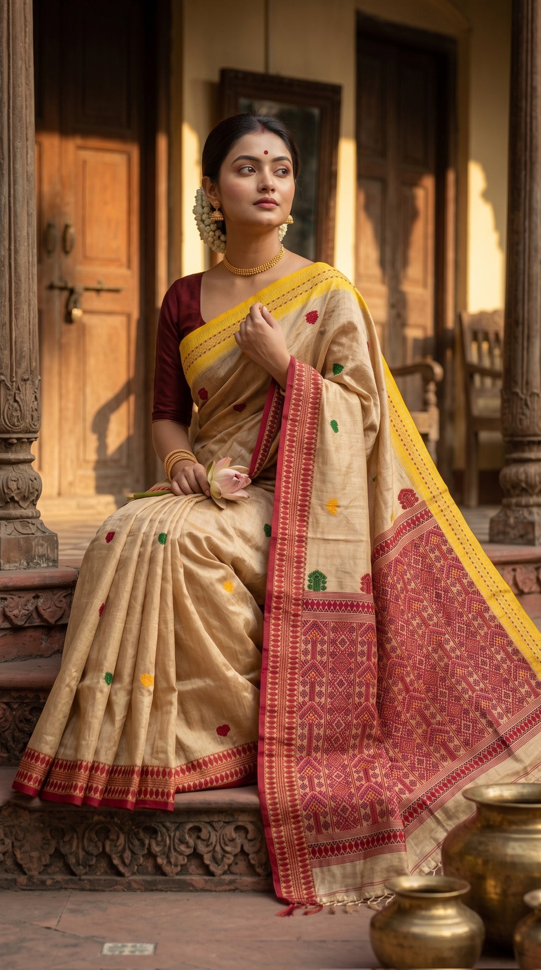 Style & Feel Gachi Tussar Saree