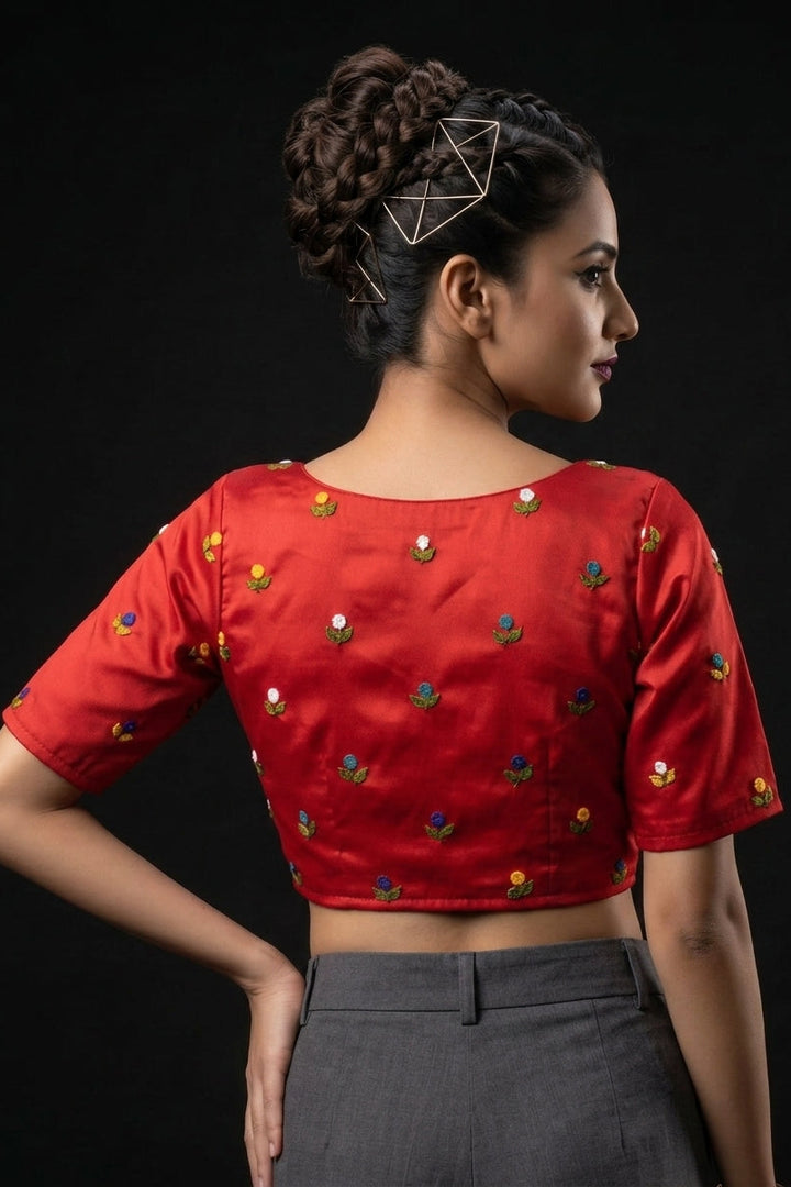 Vintage French Knot Blouse