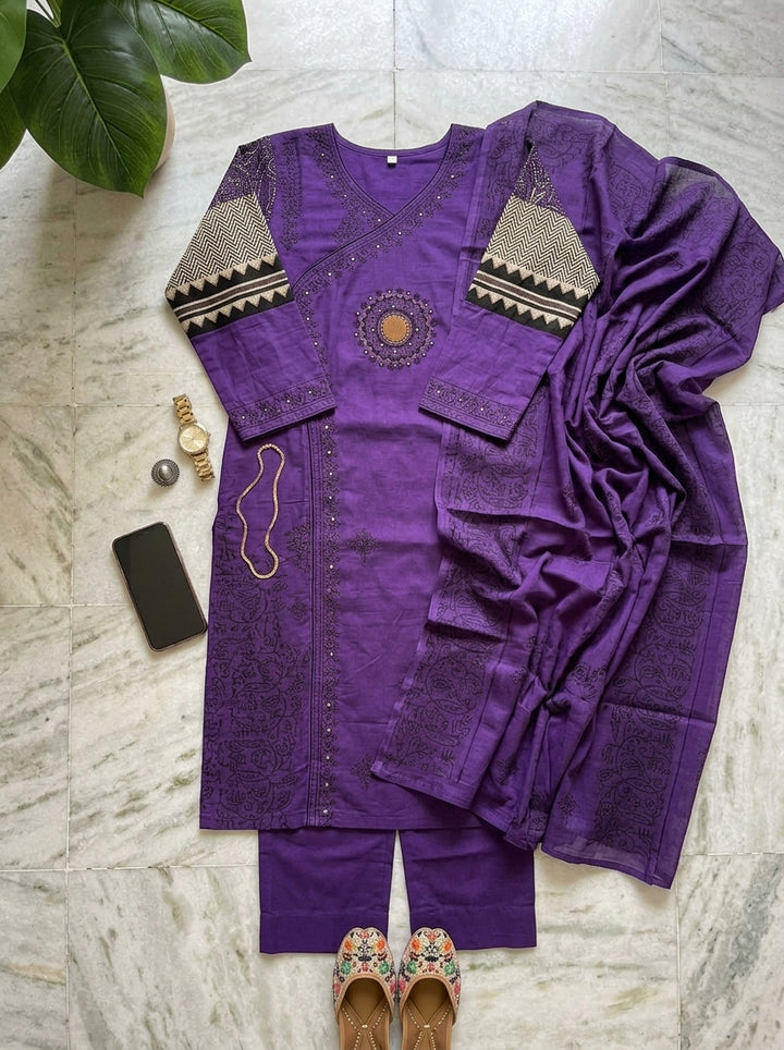 Anvee Cotton Kurti Set