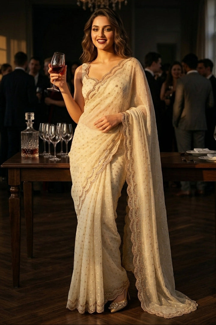 Shine Crystal Silk Saree