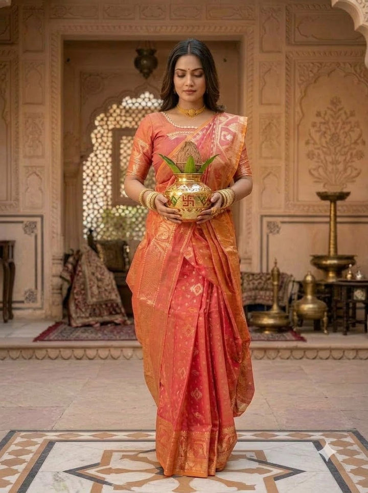 Debipokkho Zari Jamdani Saree✨