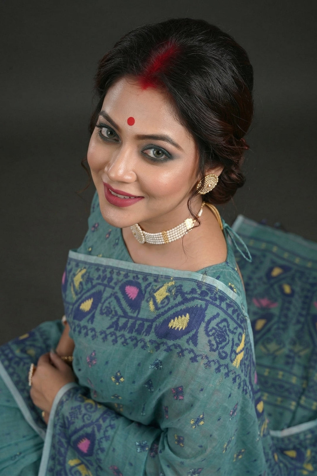 Sudarshana Dhakai Jamdani Saree