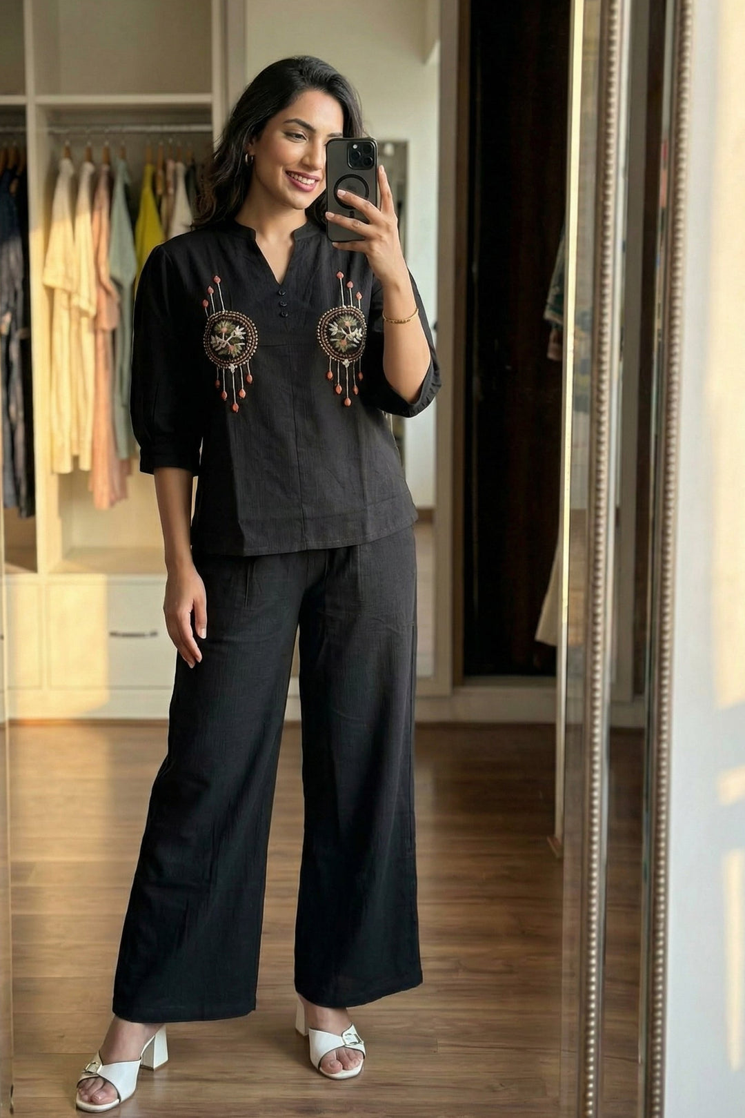 Summer Ease Pure Cotton Co-ord Set