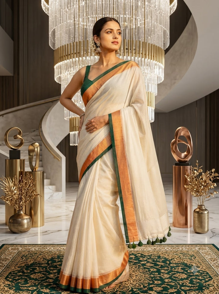 Swarnabhoomi Mul Cotton Saree