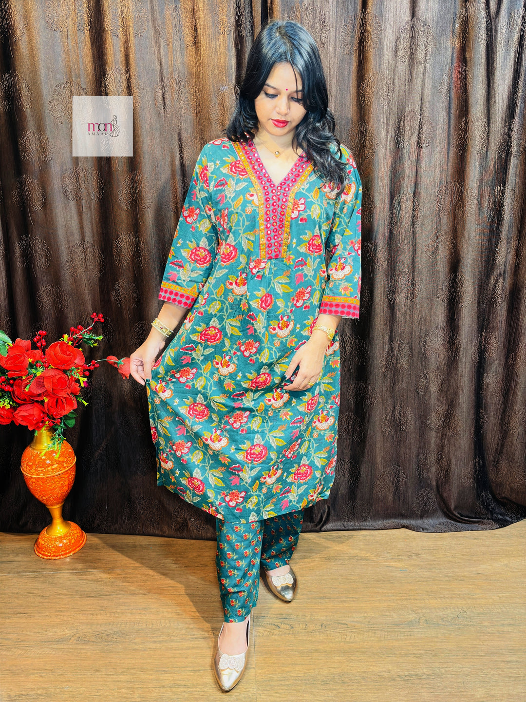 Crafted For Comfort -Cotton Kurti Set