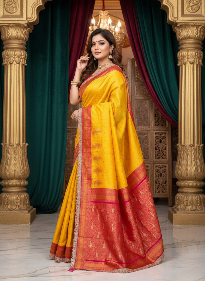 Traditional Vibes- A Festival Special Kanchipuram Saree