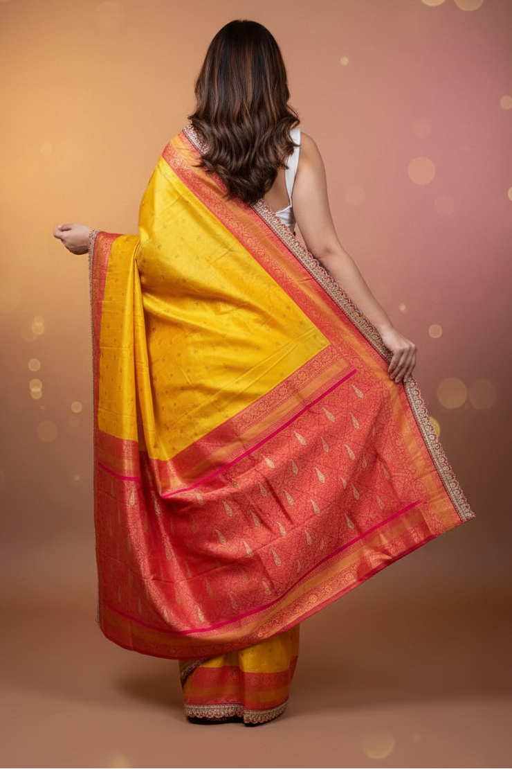 Traditional Vibes- A Festival Special Kanchipuram Saree