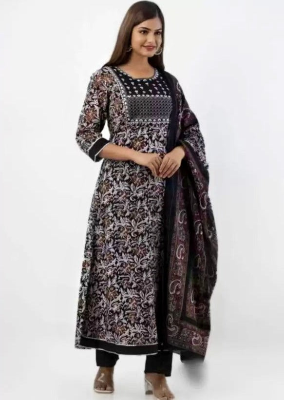 Most Loved Jaipuri Anarkali Kurti Set