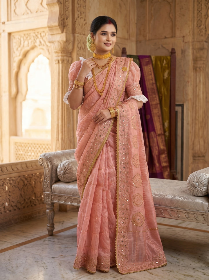 Monihar Kardana Jamdani Saree