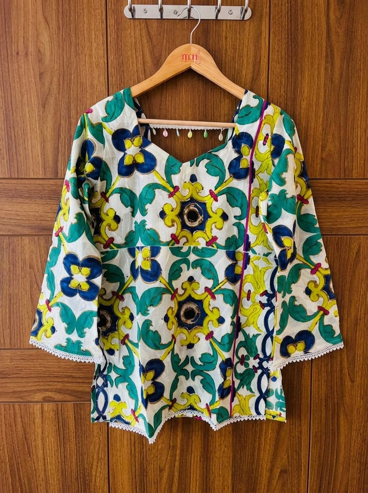 Happiness Bubble-Pure Cotton Kurti