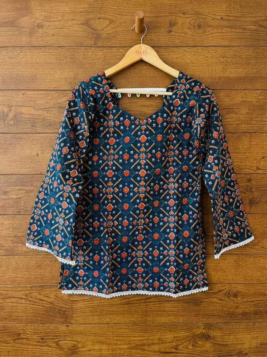Happiness Bubble-Pure Cotton Kurti