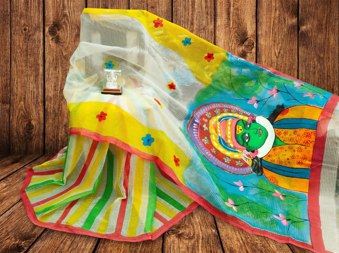 Transformation Hand Painted Kota Saree