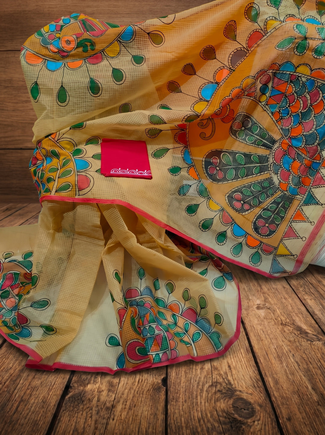 Transformation Hand Painted Kota Saree